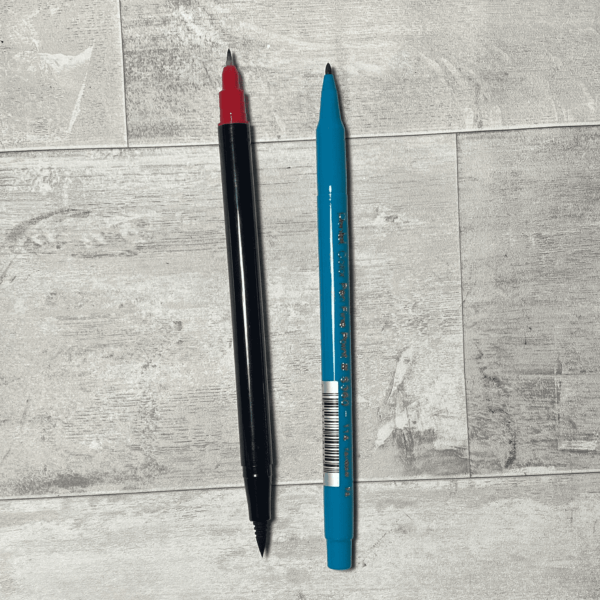 Pentel Handlettering TwinTip Brush Pen open