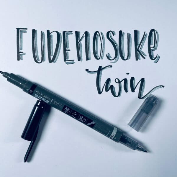 Tombow Fudenoskuke Twin open