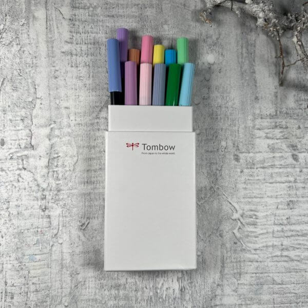 12 ABT Dual Brush Pens Pastel colours