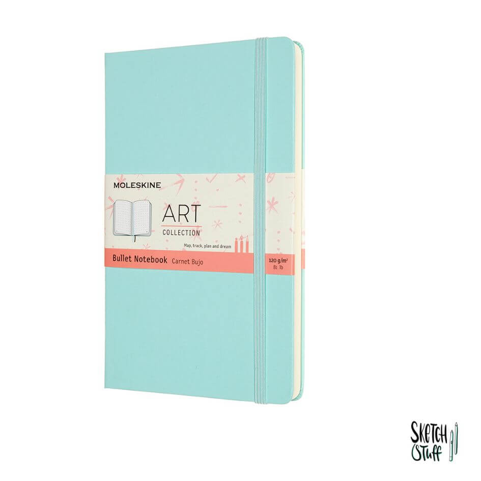 Moleskine Bullet Notebook aquamarine SketchStuff