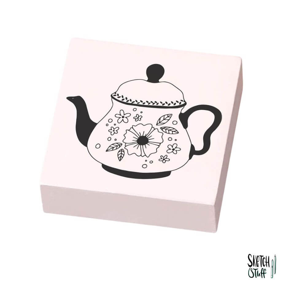 Stempel may and berry teekanne sketch stuff